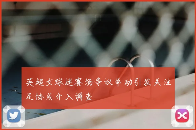 英超女球迷赛场争议举动引发关注足协或介入调查